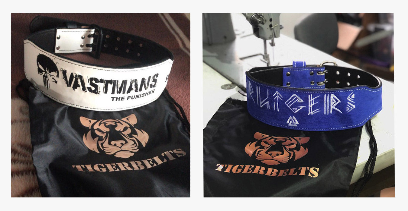 Tigerbelts worden geleverd met handige draagtas