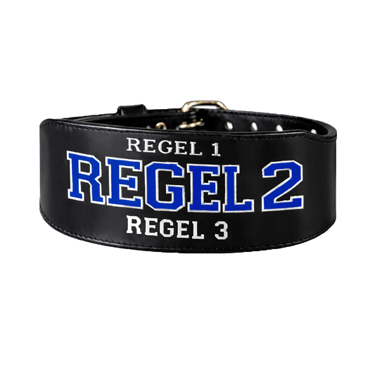 Tigerbelts Custom Weightlifting belt Z11 Zwart-Zwart