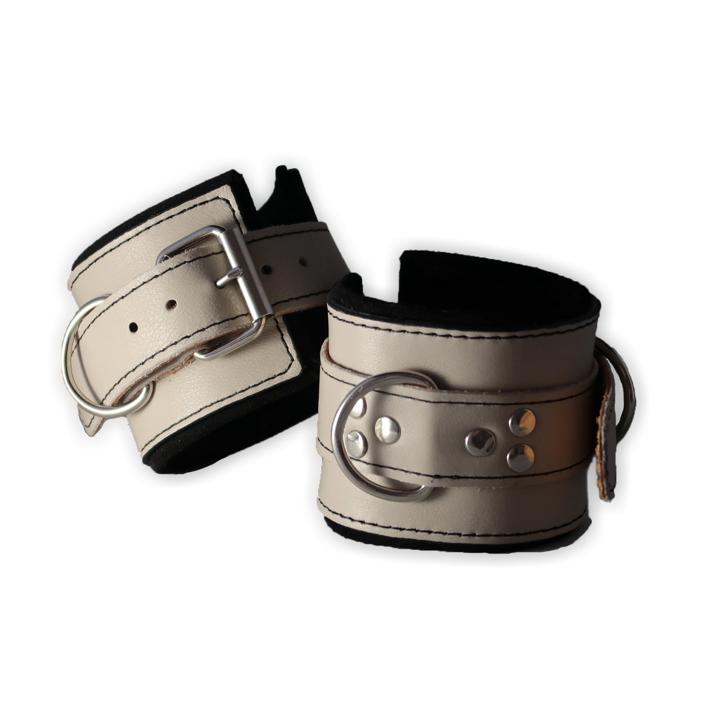 Exclusieve Leren Ankle Cuffs met Suède Voering – Voor Gerichte Glute Training & Cable Workouts