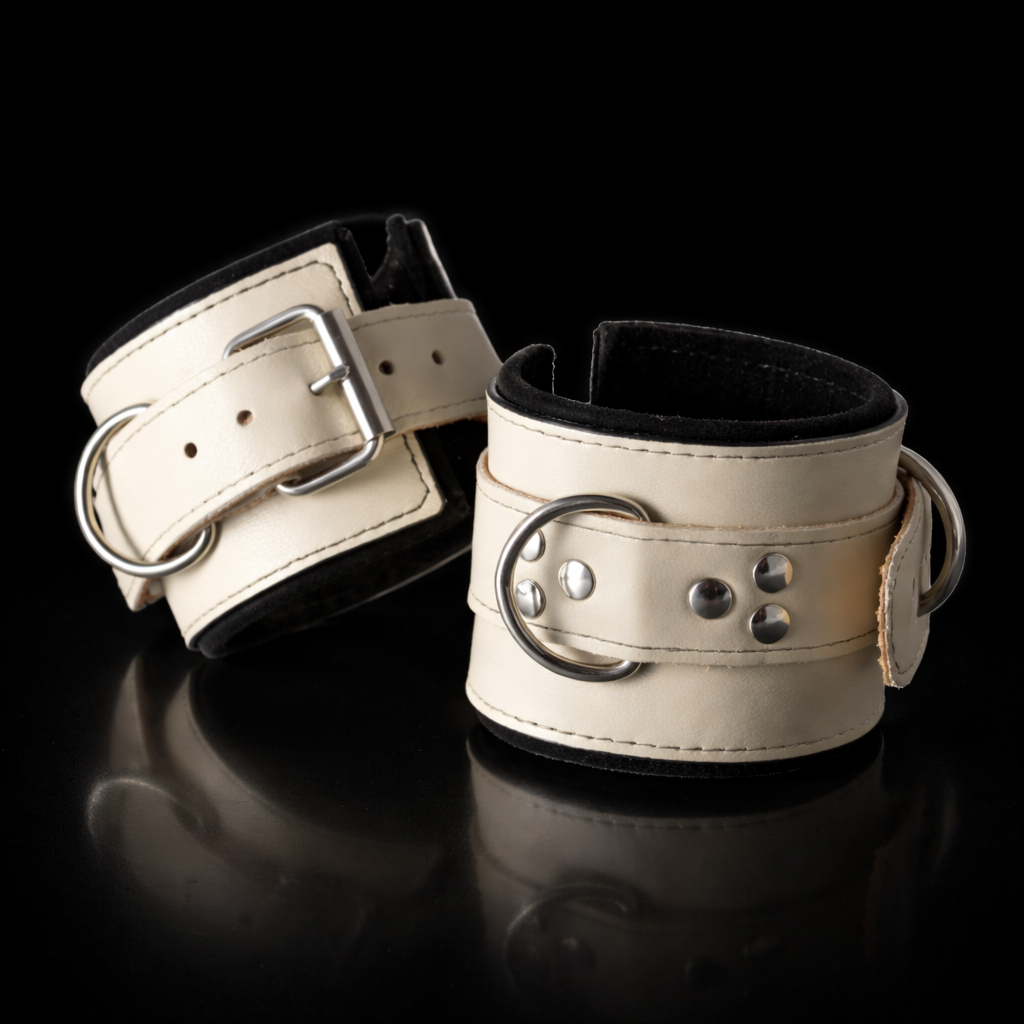 Exclusieve Leren Ankle Cuffs met Suède Voering – Voor Gerichte Glute Training & Cable Workouts