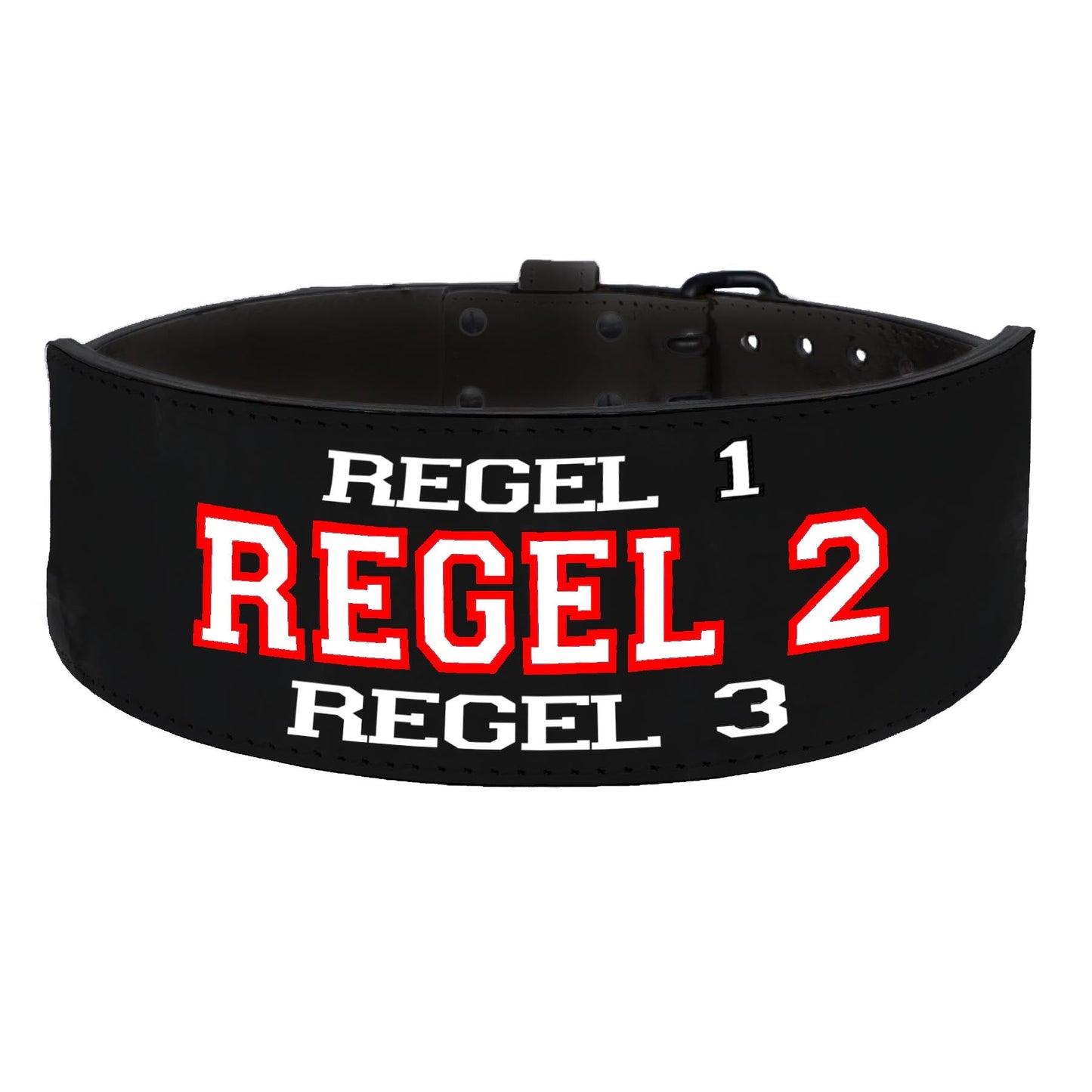 Tigerbelts Custom Weightlifting belt Z11 Zwart-Zwart