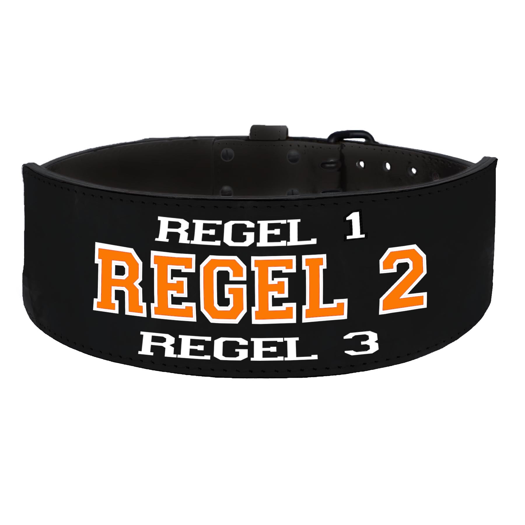 Tigerbelts Custom Weightlifting belt Z11 Zwart-Zwart