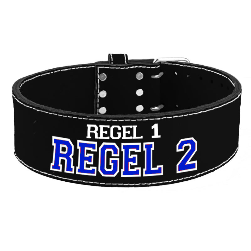 Tigerbelts Custom Powerlifting belt Z11 Zwart