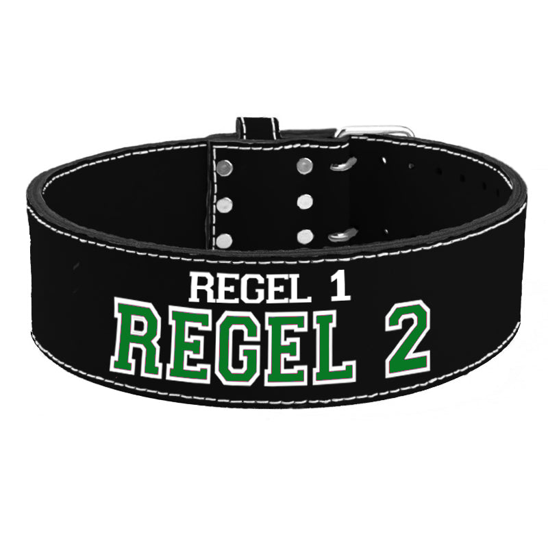 Tigerbelts Custom Powerlifting belt Z11 Zwart