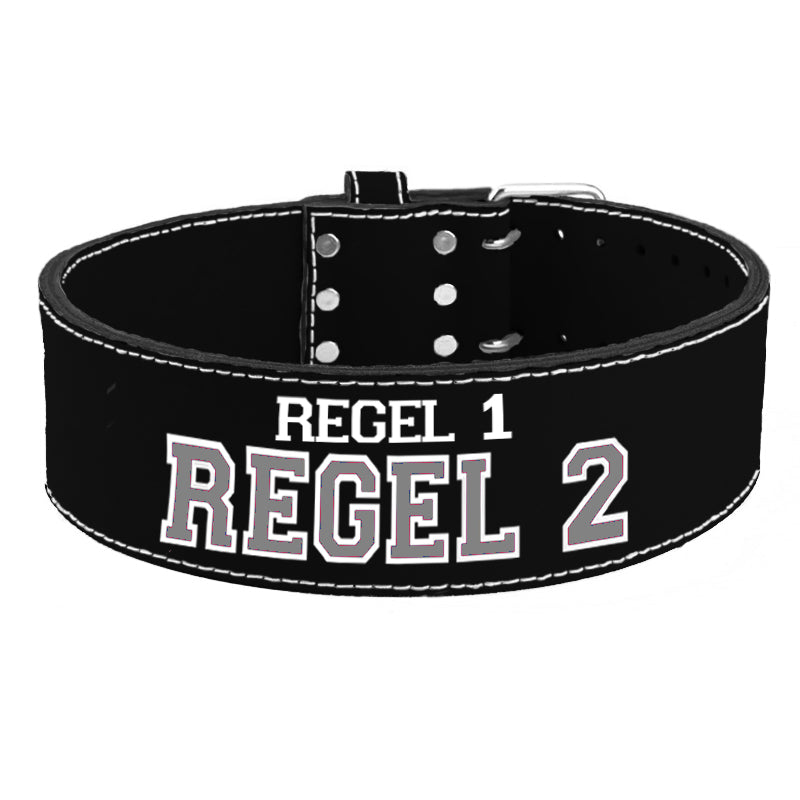Tigerbelts Custom Powerlifting belt Z11 Zwart