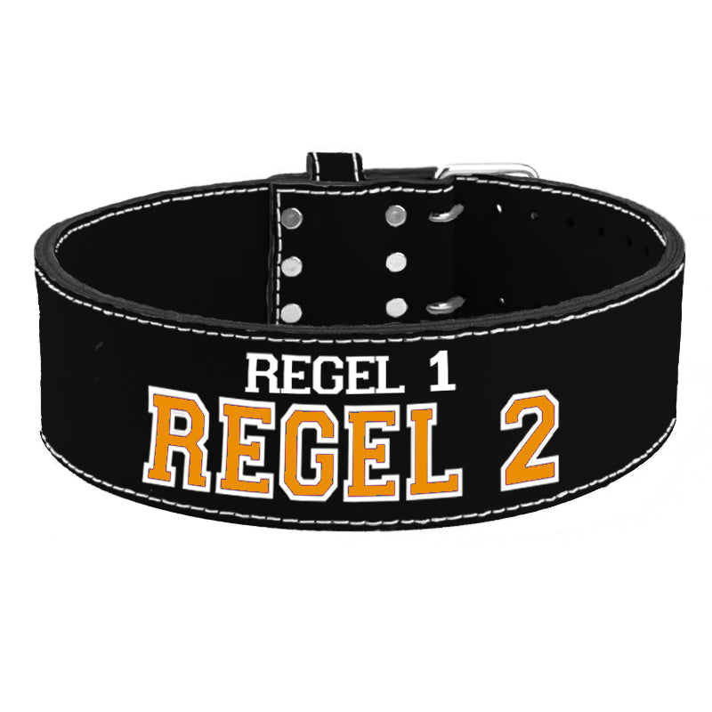 Tigerbelts Custom Powerlifting belt Z11 Zwart