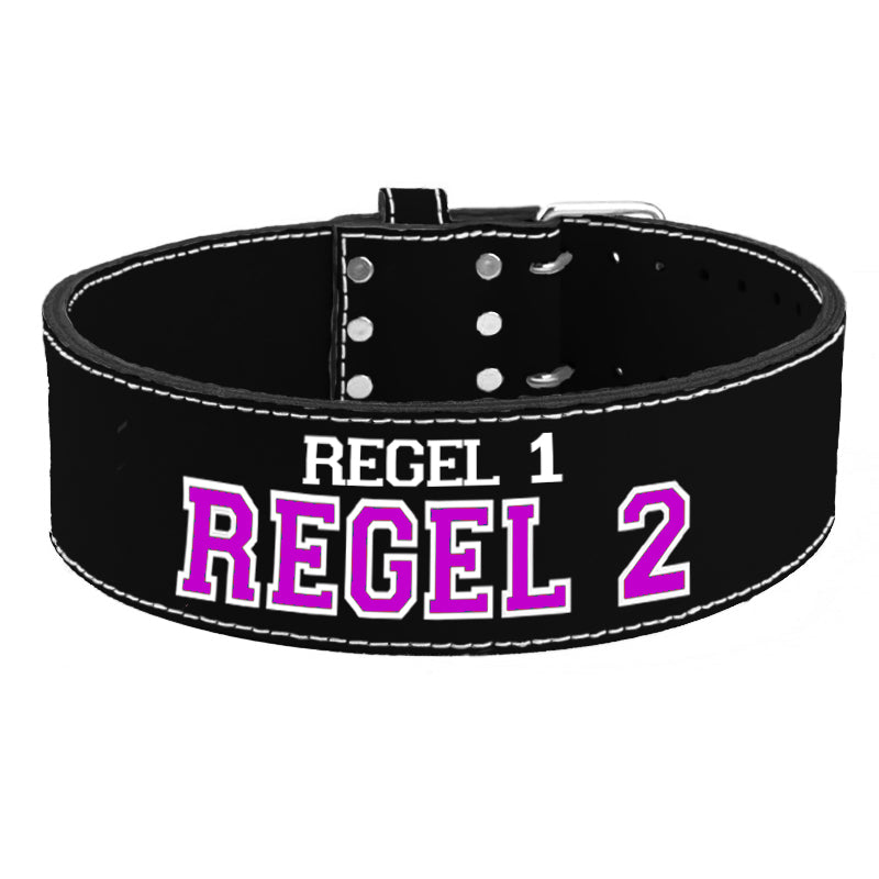 Tigerbelts Custom Powerlifting belt Z11 Zwart