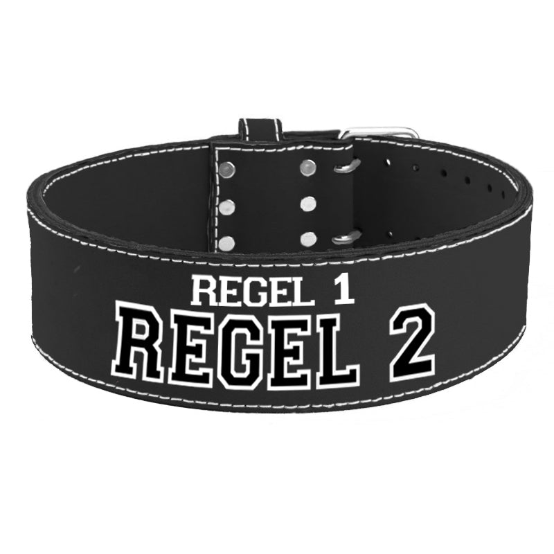 Tigerbelts Custom Powerlifting belt Z11 Zwart