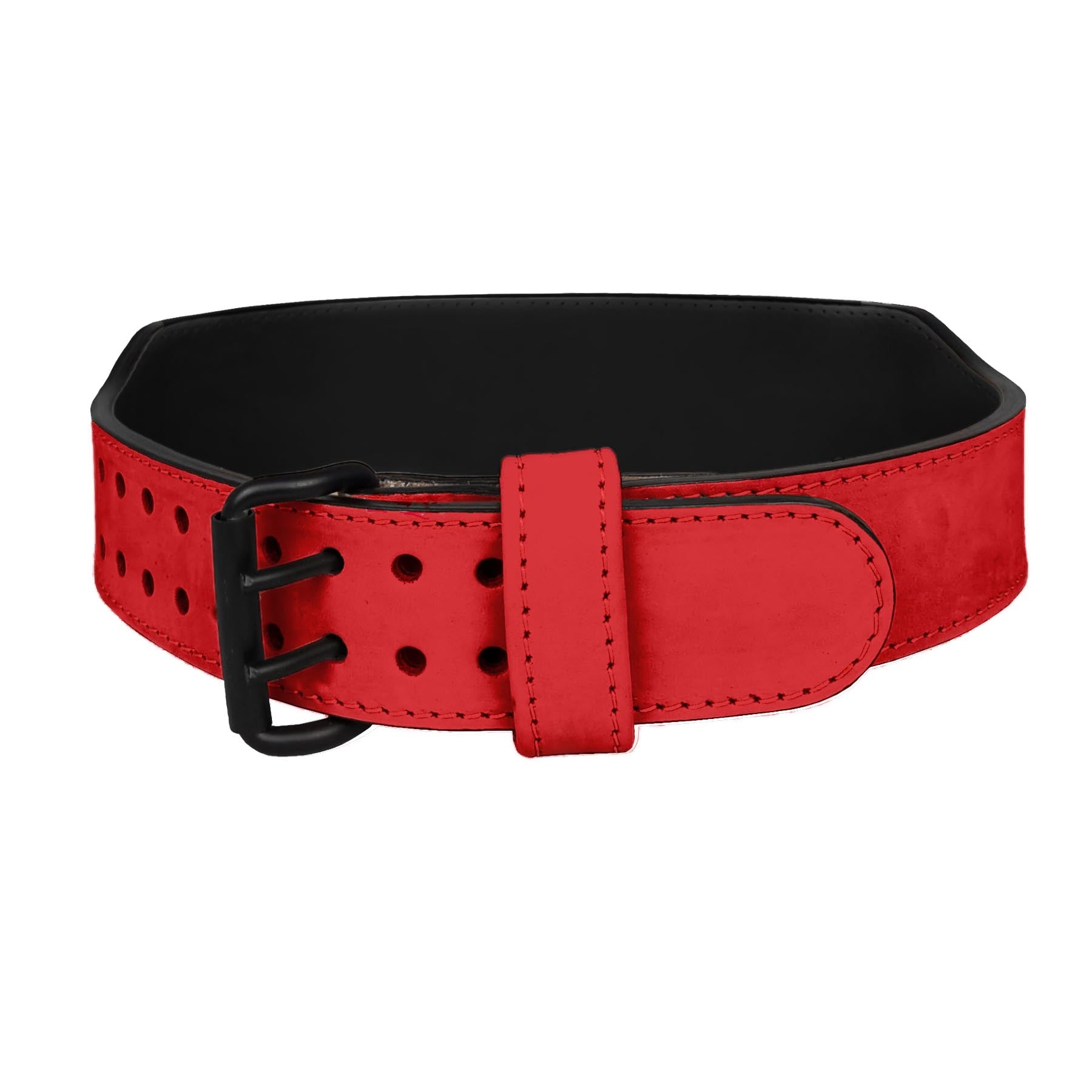 Tigerbelts Custom Weightlifting belt R22 Rood-Zwart