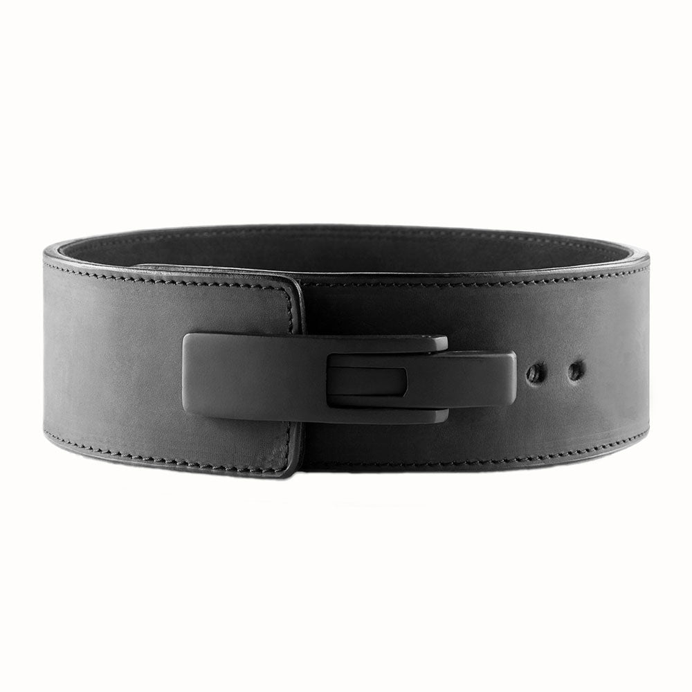 Tigerbelts Custom Powerlifting belt met Clip GR12 Grijs-Zwart